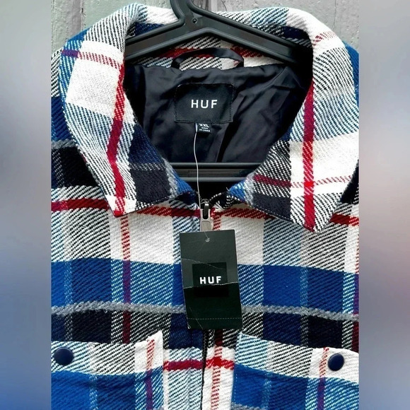 HUF x Pleasures — Blackwatch Work Jacket - Picture 7 of 7